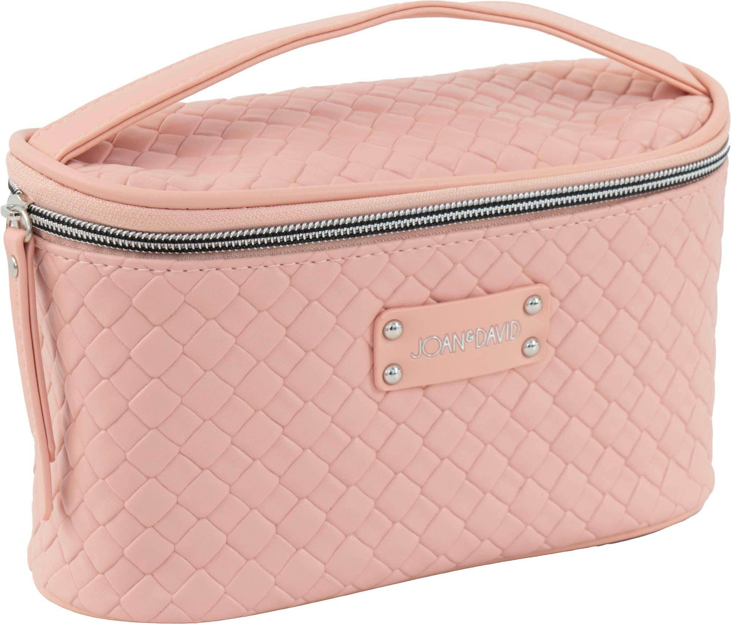 joan & david woven 4 piece clear cosmetic bag set - jetwell.shop