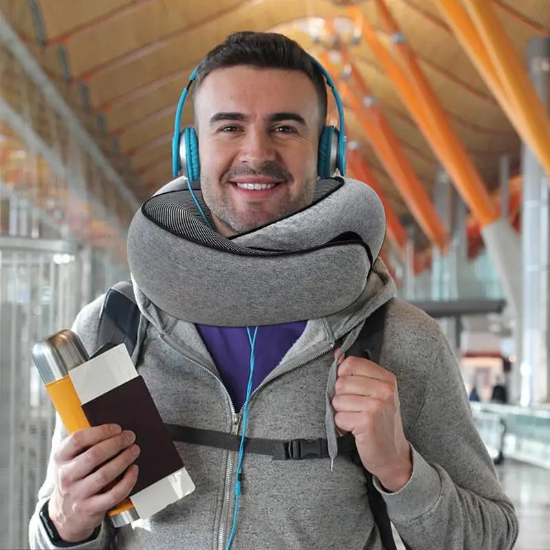travel u-shaped neck pillow - azartravelgear