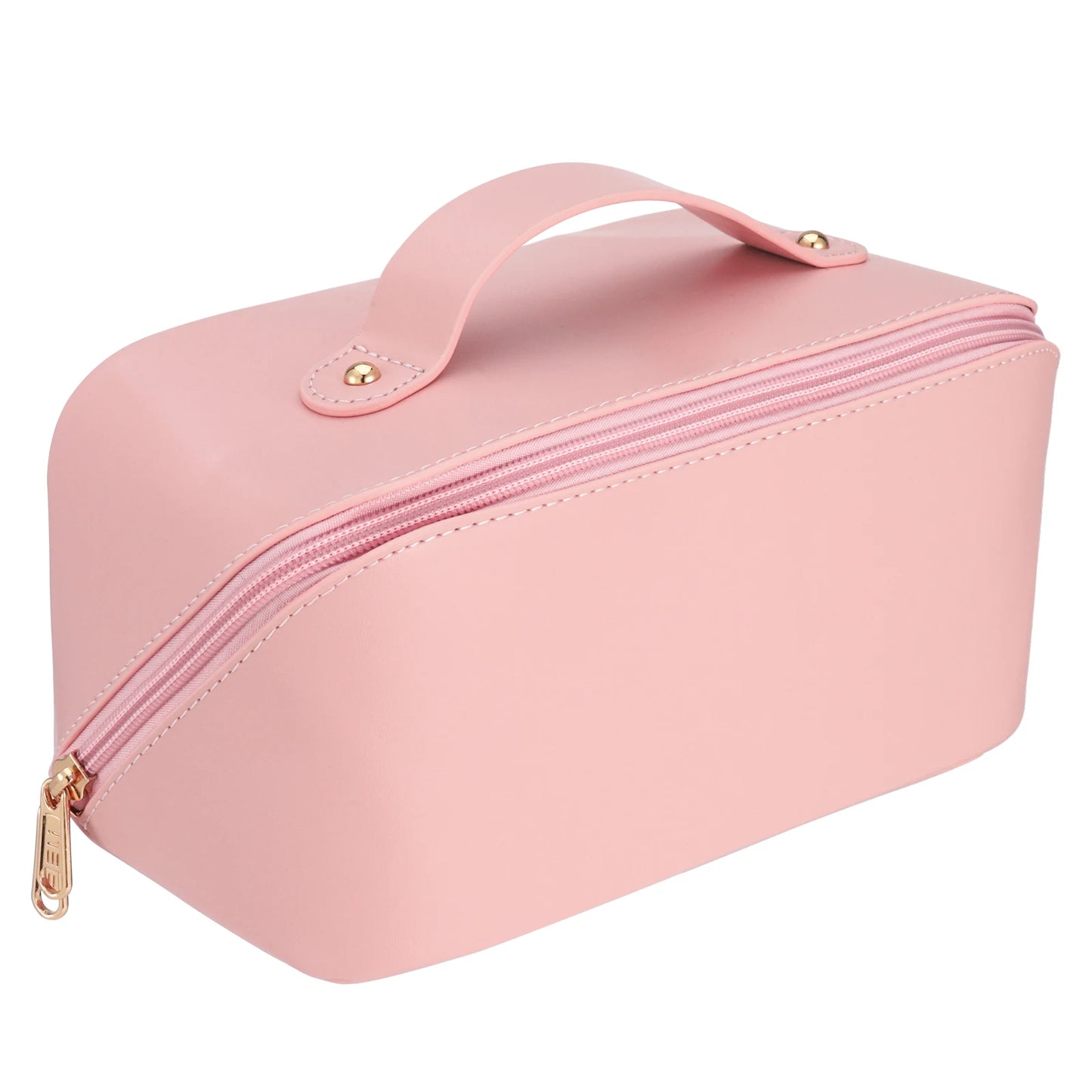 travel makeup bag with divider and handle - azartravelgear
