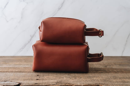 Vegan Leather Dopp Kit | Toiletry Bag for Men - Jetwell.shop
