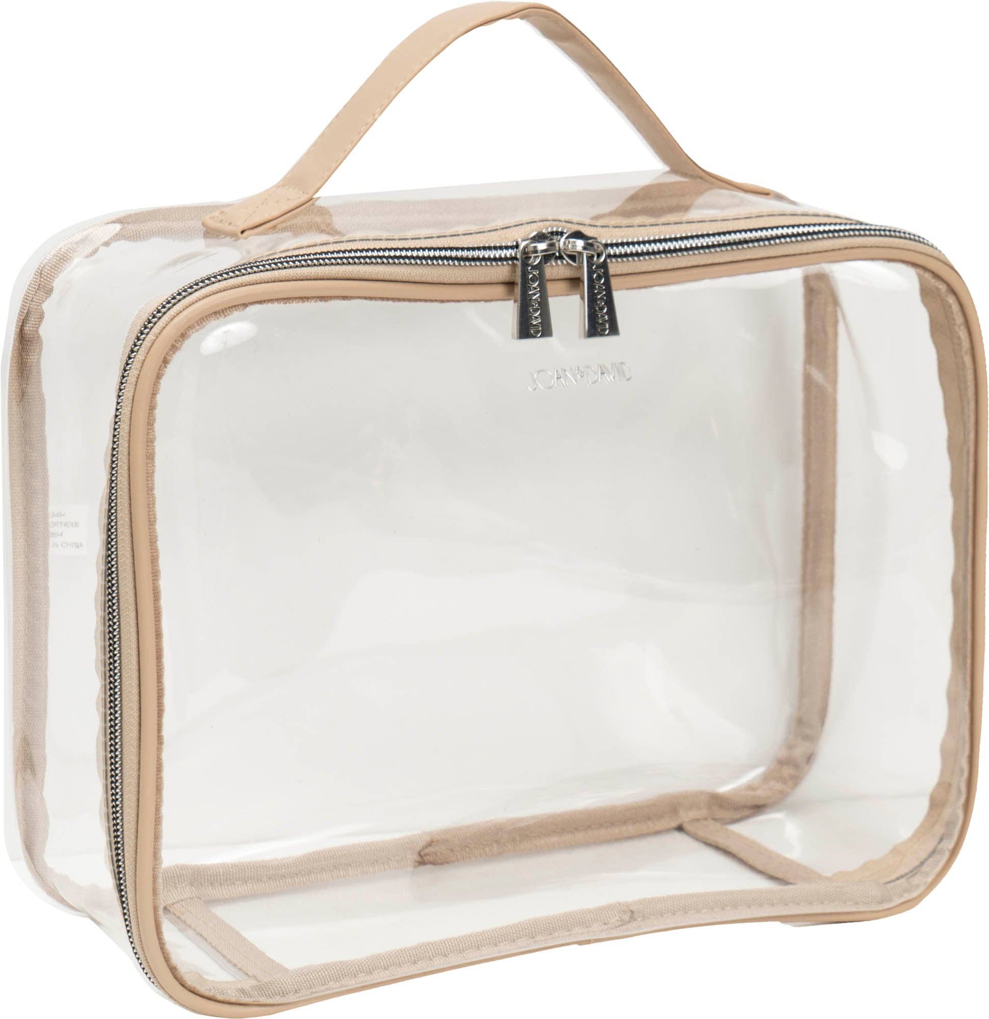 Joan & David Woven 4 Piece Clear Cosmetic Bag Set - Jetwell.shop