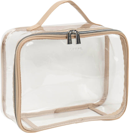 Joan & David Woven 4 Piece Clear Cosmetic Bag Set - Jetwell.shop