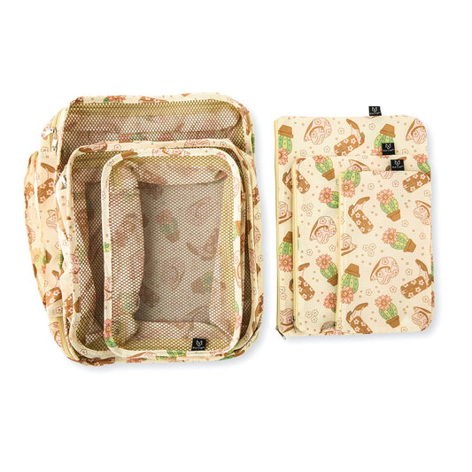 6pc Packing Cubes & Travel Organizers Set - Cowgirl - Jetwell.shop