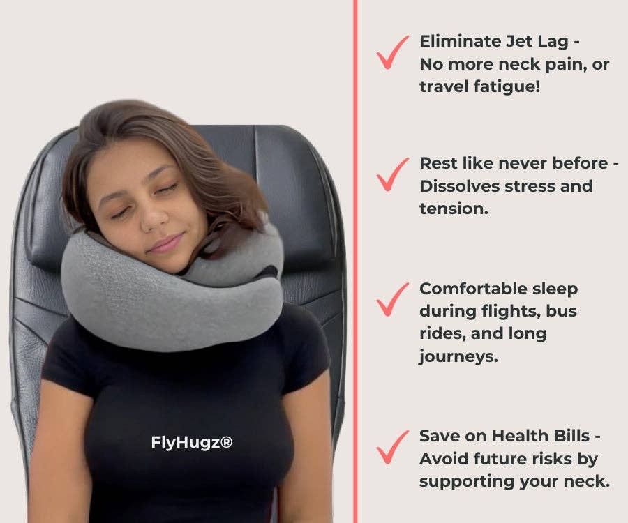 FlyHugz® Travel Pillow - Jetwell.shop
