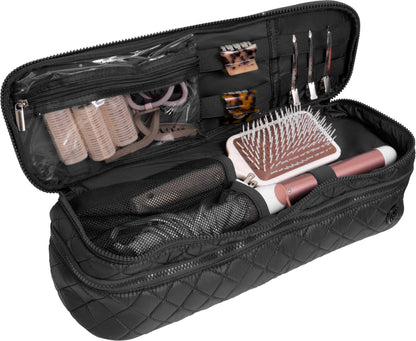 Joan & David Diamond Quilted Hair Tool Zippered Travel Case - Jetwell.shop