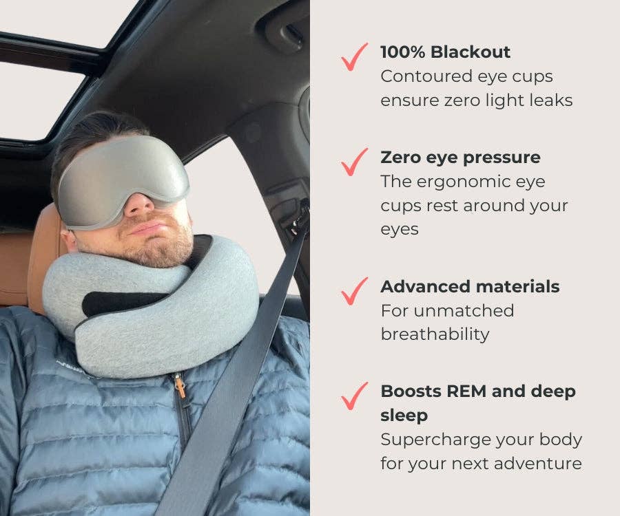 FlyHugz® Premium Sleep Mask - Jetwell.shop