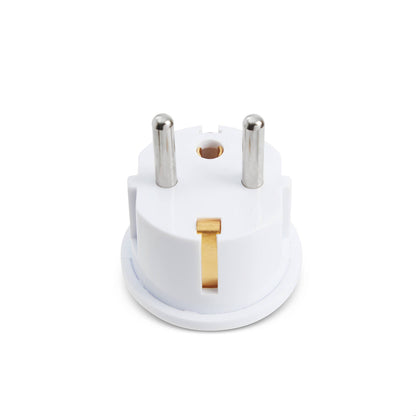 Travel Adapter US/EU - White - Jetwell.shop