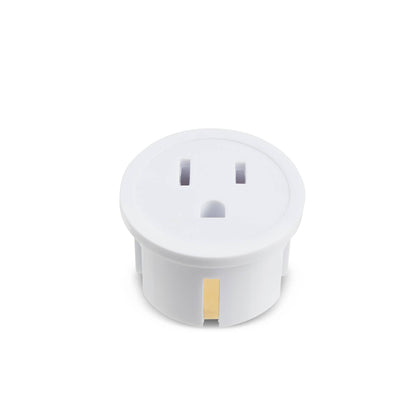 Travel Adapter US/EU - White - Jetwell.shop
