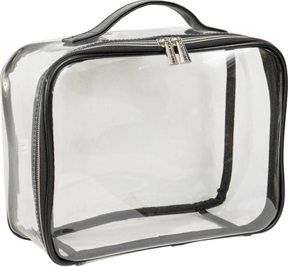Joan & David Woven 4 Piece Clear Cosmetic Bag Set - Jetwell.shop