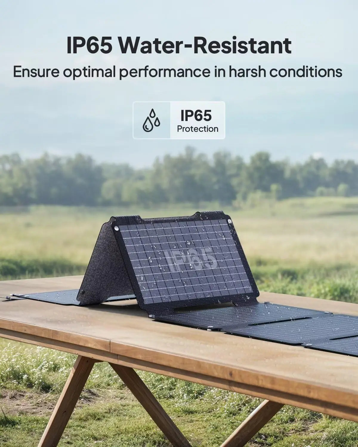 60 watt foldable solar travel charger - azartravelgear