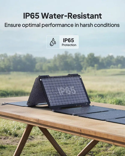 60 Watt Foldable Solar Travel Charger - AzarTravelGear