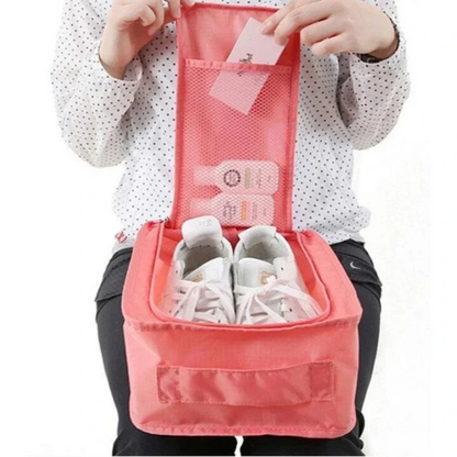10/5pcs Shoes Storage Bags Closet Organizer Non-woven Travel Portable Bag Waterproof Pocket Clothing Classified Hanging Bag 2025 - AzarTravelGear