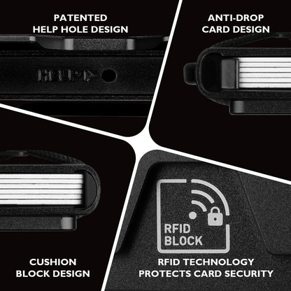 RFID Blocking Mini Metal Wallet - AzarTravelGear
