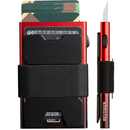 RFID Blocking Mini Metal Wallet - AzarTravelGear