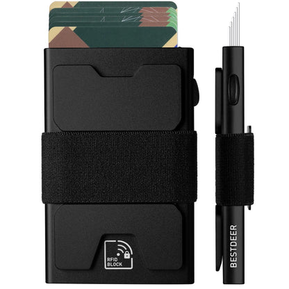 RFID Blocking Mini Metal Wallet - AzarTravelGear