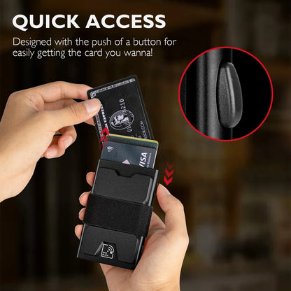 RFID Blocking Mini Metal Wallet - AzarTravelGear