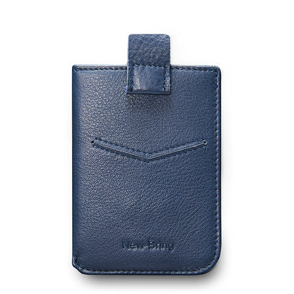 Genuine Leather Wallet Men's Card Holder Thin Cowhide - AzarTravelGear
