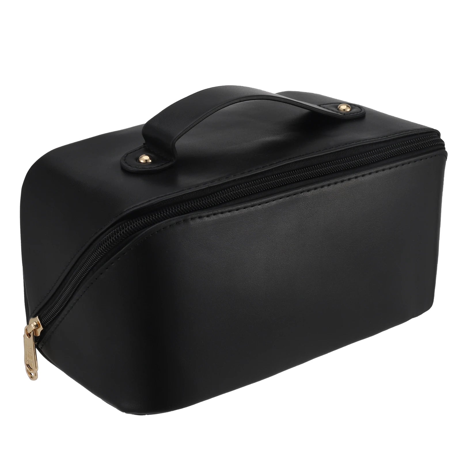 Travel Makeup Bag with Divider and Handle - AzarTravelGear
