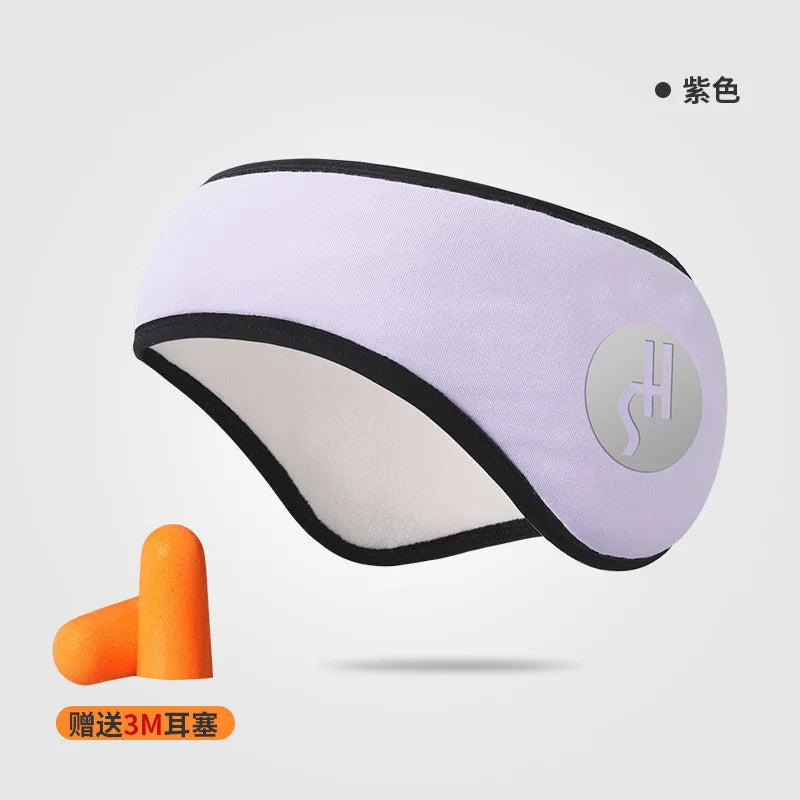noise-reducing sleep eye mask-soft, adjustable, light-blocking for travel or home - azartravelgear