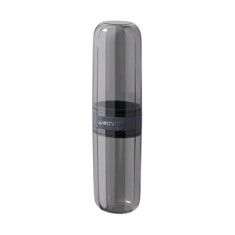 Portable Toothbrush Travel Case-Compact, Clear & Leak-Resistant - AzarTravelGear