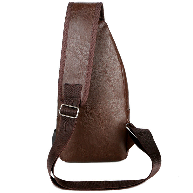 USB Portable Charging Chest Bag Messenger Bag - AzarTravelGear