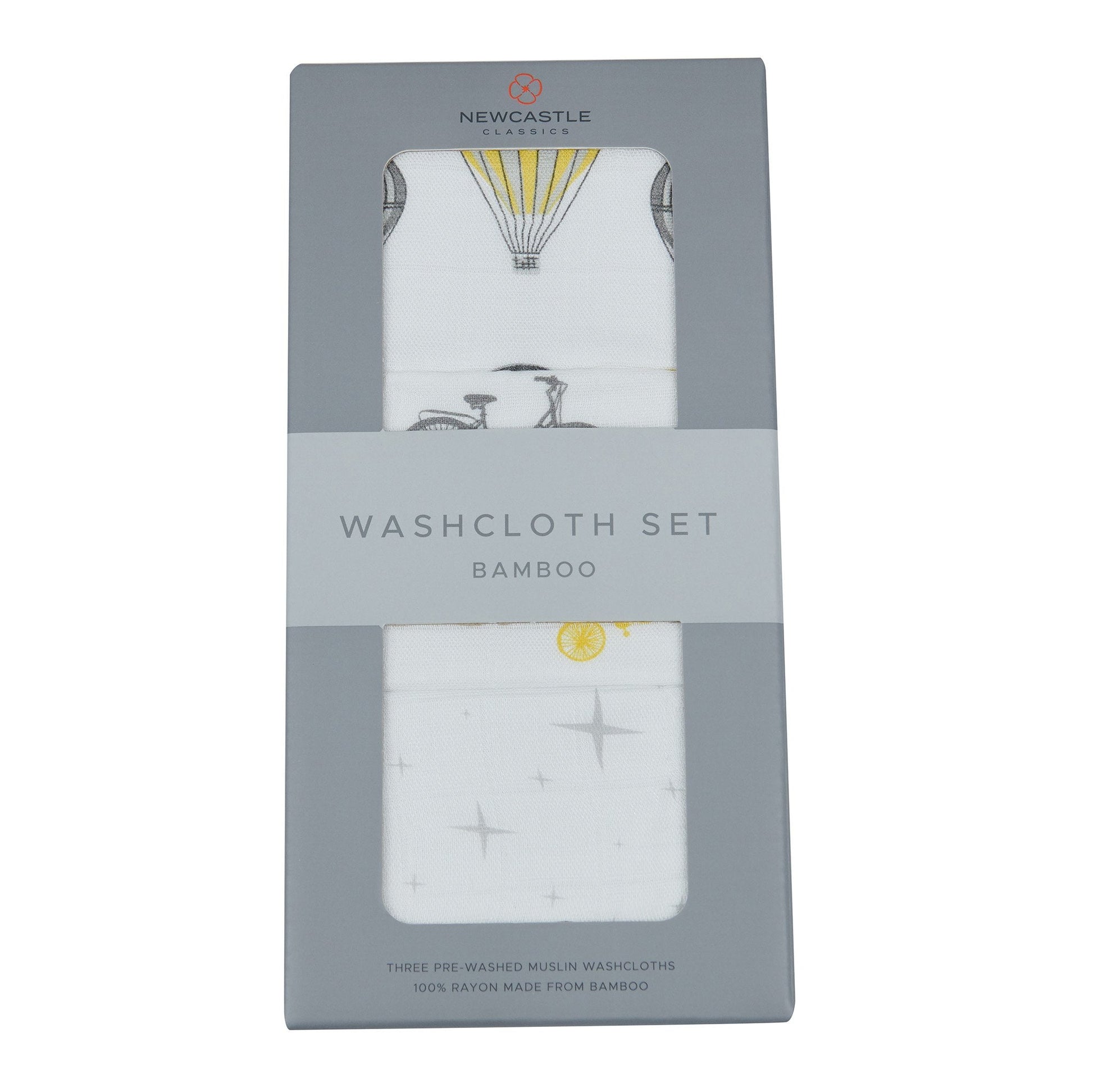 World Traveler Bamboo Washcloth Set 3PK - Jetwell.shop